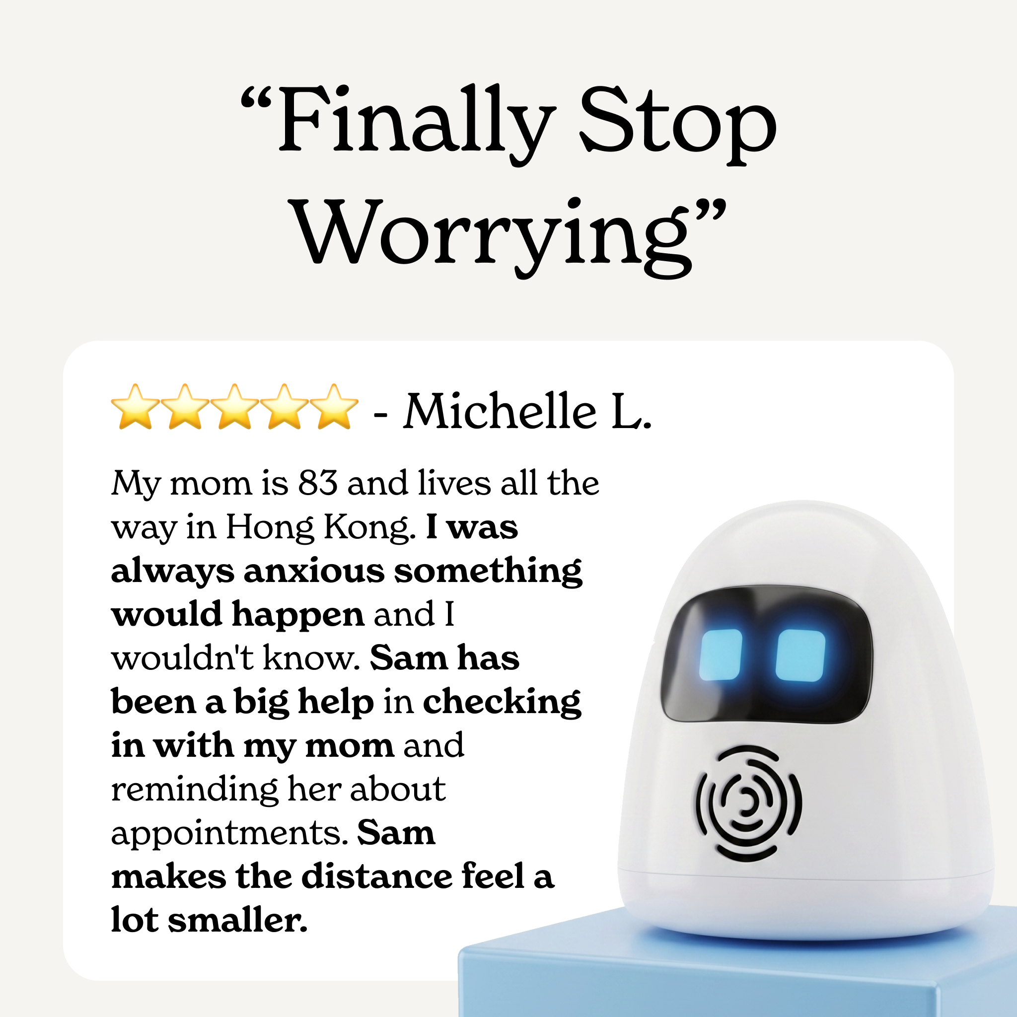 Sam: Smart Assistant for Seniors
